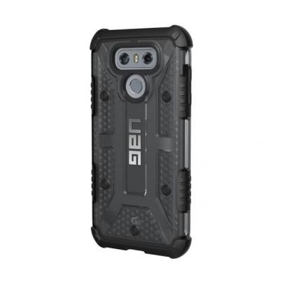 Urban Armor Gear Plasma - удароустойчив хибриден кейс за LG G6 (черен-прозрачен) 2