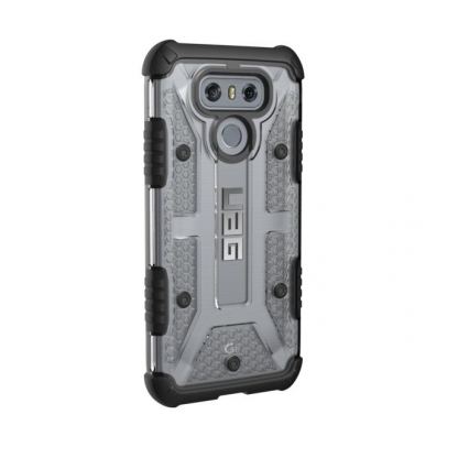 Urban Armor Gear Plasma - удароустойчив хибриден кейс за LG G6 (прозрачен) 3