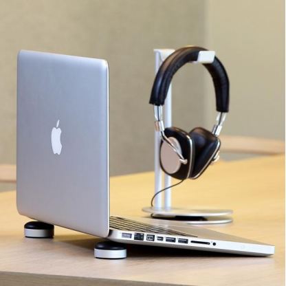 Just Mobile HeadStand - дизайнерска алуминиева поставка за слушалки (сребрист) 2