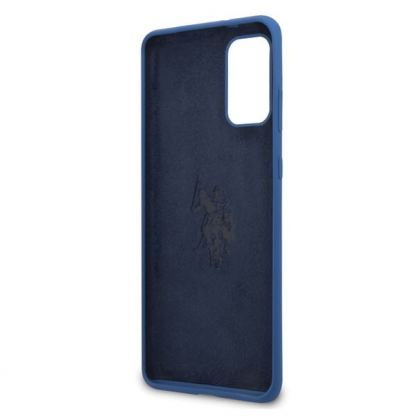 U.S. Polo Assn. Silicone Case - твърд силиконов кейс за Samsung Galaxy S20 Plus (син) 4