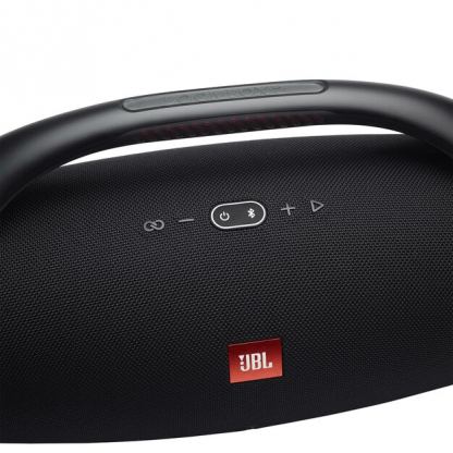  JBL Boombox 2 - водоустойчив безжичен спийкър с вградена батерия, зареждащ мобилни устройства (черен)  4