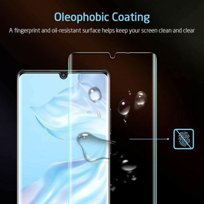 Nano Liquid UV Full Glue Tempered Glass - стъклено защитно покритие с течно лепило и UV лампа за дисплея на Samsung Galaxy S20 (прозрачен) 7