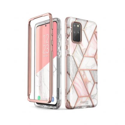i-Blason Cosmo Protective Case - удароустойчив хибриден кейс за Samsung Galaxy S20 Plus (бял) 2
