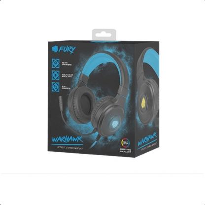 Fury Warhawk RGB - USB гейминг слушалки с микрофон за PC и лаптопи (черен) 4