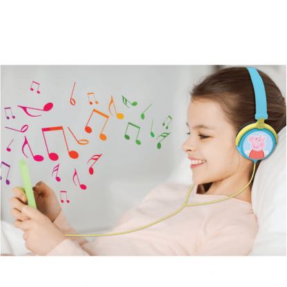Lexibook Peppa Pig Georges Stereo headphones - слушалки подходящи за деца за мобилни устройства (син-жълт) 4