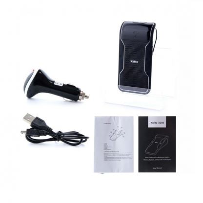 Xblitz X200 Bluetooth Hands-free Speaker - безжичен високоговорител за провеждане на разговори в автомобил (черен) 2