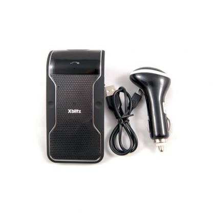 Xblitz X200 Bluetooth Hands-free Speaker - безжичен високоговорител за провеждане на разговори в автомобил (черен) 5