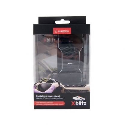 Xblitz X200 Bluetooth Hands-free Speaker - безжичен високоговорител за провеждане на разговори в автомобил (черен) 6