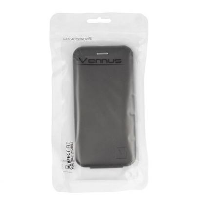 Vennus Elegance Flexi Case - вертикален кожен калъф за Samsung Galaxy S20 Plus (черен) 5