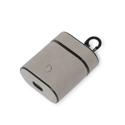 Decoded Airpods AirCase Leather Case - кожен кейс (естествена кожа) за Apple Airpods и Apple Airpods 2 (сив) 5