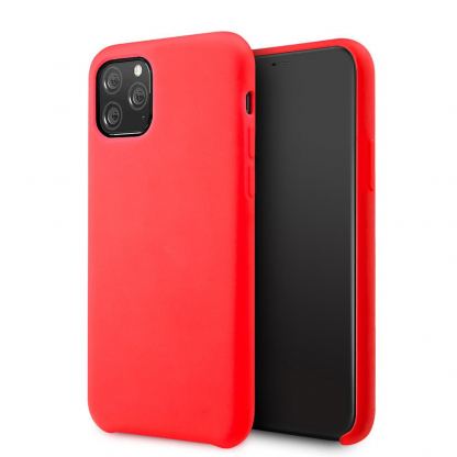 Vennus Silicone Case - силиконов (TPU) калъф за Samsung Galaxy S20 Ultra (червен)