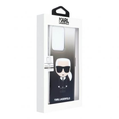Karl Lagerfeld Iconic Gradient Case - дизайнерски кейс с висока защита за Samsung Galaxy S20 Ultra (черен) 2
