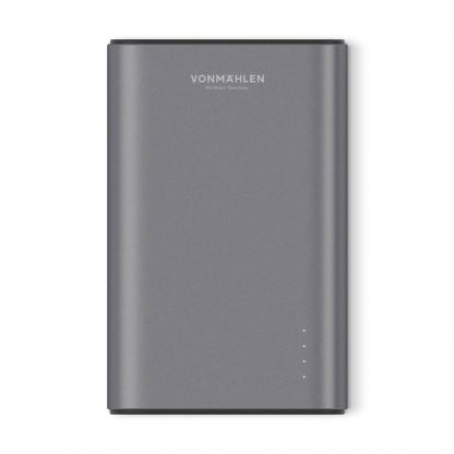 Vonmahlen Evergreen QC 3.0 Power Bank 10000 mAh - външна батерия с два USB изхода и USB-C порт и технология за бързо зареждане (тъмносив) 3