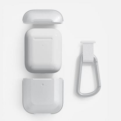 XDoria Defense Trek for AirPods - удароустойчив кейс с карабинер за Apple Airpods (сребрист) 2