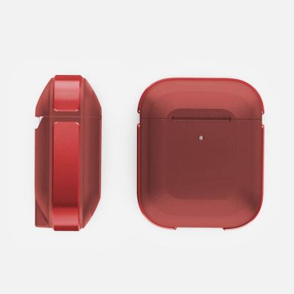 XDoria Defense Trek for AirPods - удароустойчив кейс с карабинер за Apple Airpods (червен) 5