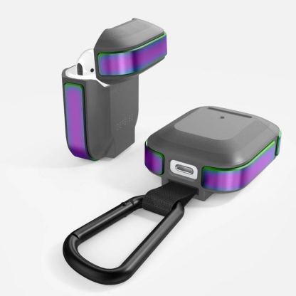 XDoria Defense Trek for AirPods - удароустойчив кейс с карабинер за Apple Airpods (сив) 6
