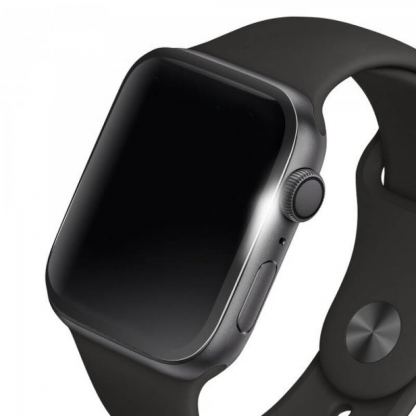 BodyGuardz PRTX Tempered Glass Screen Protector - калено стъклено синтетично покритие с извити ръбове за дисплея на Apple Watch 38 mm (черен) 2