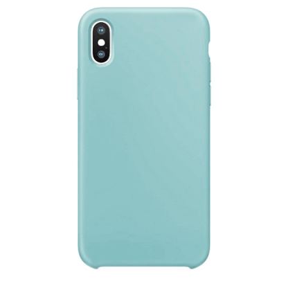 SDesign Silicone Original Case - качествен силиконов кейс за iPhone XS (зелен)