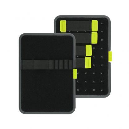 MOOY Gekko Board Script, Smart Storage - органайзер за кабели, слушалки, тефтер и други принадлежности (черен) 3