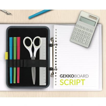 MOOY Gekko Board Script, Smart Storage - органайзер за кабели, слушалки, тефтер и други принадлежности (черен) 4