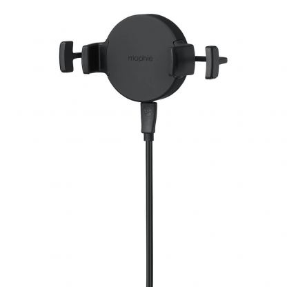 Mophie Wireless Charging Vent Mount - магнитна поставка за радиатора на кола с безжично зареждане за Qi съвместими смартфони 6