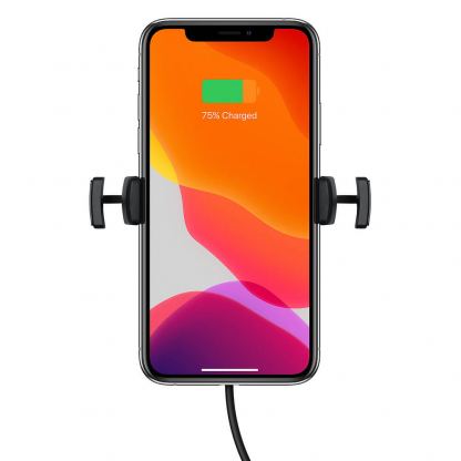 Mophie Wireless Charging Vent Mount - магнитна поставка за радиатора на кола с безжично зареждане за Qi съвместими смартфони 7
