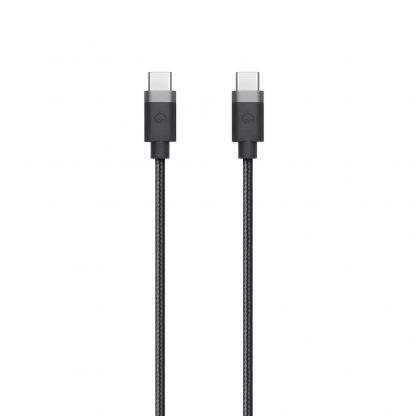 Mophie USB-C to USB-C Cable - USB-C към USB-C кабел с въжена оплетка за устройства с USB-C порт (100 см) (черен)  2