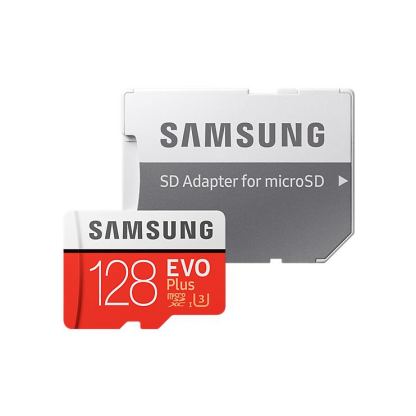 Samsung MicroSD 128GB EVO Plus 4K UHD - MicroSD памет с SD адаптер за Samsung устройства (клас 10) 4