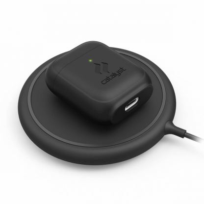 Catalyst Airpods Standing Case - силиконов калъф с възможност за вертикално поставяне за Apple Airpods & Apple Airpods 2 (черен) 4