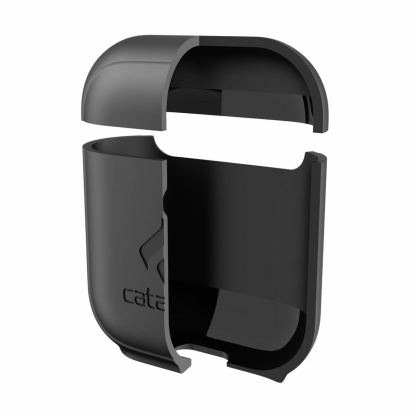 Catalyst Airpods Standing Case - силиконов калъф с възможност за вертикално поставяне за Apple Airpods & Apple Airpods 2 (черен) 5