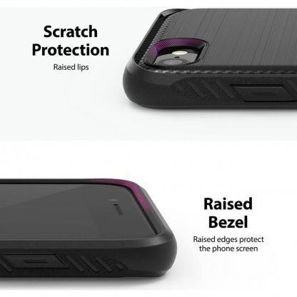 Ringke Onyx Case - силиконов (TPU) калъф за iPhone SE (2020), iPhone 8, iPhone 7 (черен) 5