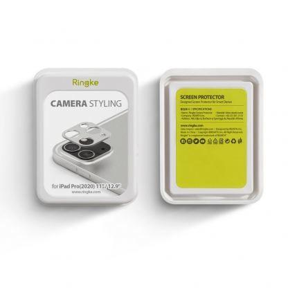 Ringke Camera Lens Glass - предпазна плочка за камерата на iPad Pro 12.9 (2020), iPad Pro 11 (2020) (сребрист) 4
