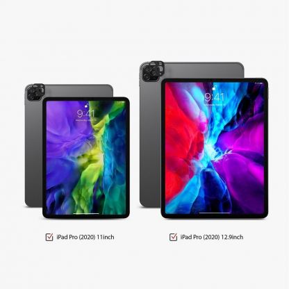 Ringke Camera Lens Glass - предпазна плочка за камерата на iPad Pro 12.9 (2020), iPad Pro 11 (2020) (тъмносив) 5