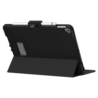 Urban Armor Gear Scout Case - удароустойчив хибриден кейс от най-висок клас за iPad 7 (2019), iPad 8 (2020) (черен) 8