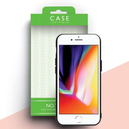 Case FortyFour No.100 Case - рециклируем хибриден кейс за iPhone SE (2020), iPhone 8, iPhone 7 (черен) 3