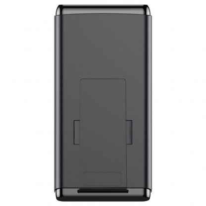 Baseus Qi Wireless Charger 15W Power Bank 10000mAh  - външна батерия с USB и USB-C изходи и с технология за безжично зареждане (черен) 3