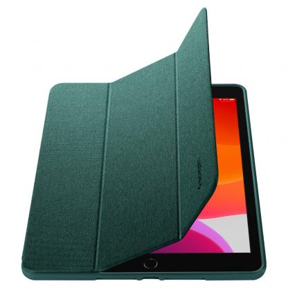 Spigen Urban Fit Case - текстилен кейс и поставка за iPad 7 (2019) (зелен) 9