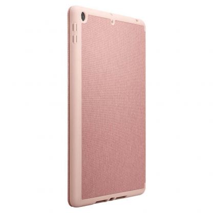 Spigen Urban Fit Case - текстилен кейс и поставка за iPad 7 (2019), iPad 8 (2020) (розово злато) 6
