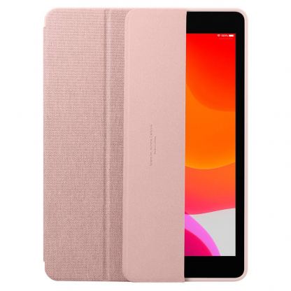 Spigen Urban Fit Case - текстилен кейс и поставка за iPad 7 (2019), iPad 8 (2020) (розово злато) 11