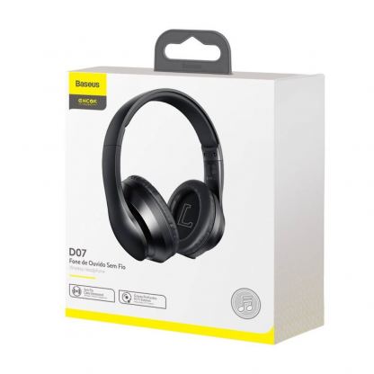 Baseus Encok Wireless Bluetooth Headphones D07 - безжични блутут слушалки за мобилни устройства (черен) 6