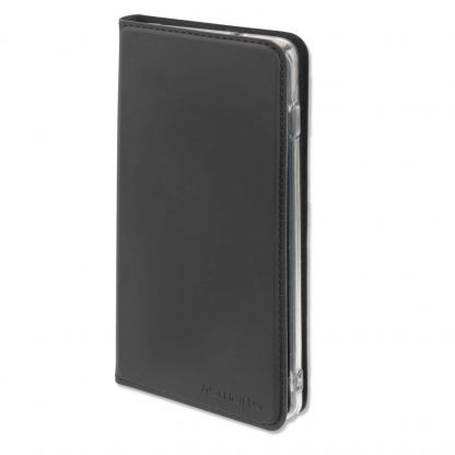 4smarts Flip Case URBAN Lite - кожен калъф с поставка и отделение за кр. карта за Samsung Galaxy A21s (черен) 4