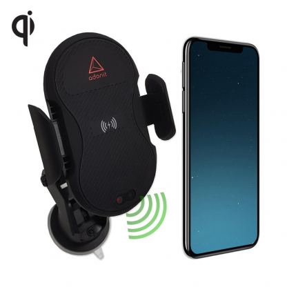 Adonit Auto-Clamping Wireless Car Charger - поставка за кола с безжично зареждане за QI съвместими смартфони (черен) 3