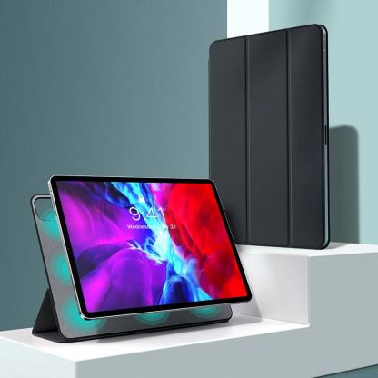 Baseus Simplism Magnetic Leather Case - магнитен полиуретанов калъф с поставка за iPad Pro 12.9 (2020) (зелен) 3