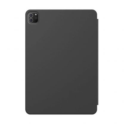 Baseus Simplism Magnetic Leather Case - магнитен полиуретанов калъф с поставка за iPad Pro 12.9 (2020) (черен) 13