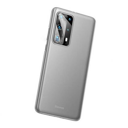 Baseus Wing case - тънък полипропиленов кейс (0.45 mm) за Huawei P40 Pro (бял) 2
