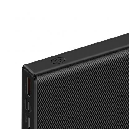 Baseus Mulight Power Bank with Digital Display Quick Charge 45W (PPMY-A01) - външна батерия 20000 mAh с 2xUSB-A и USB-C изходи за зареждане на смартфони и таблети (черен) 5