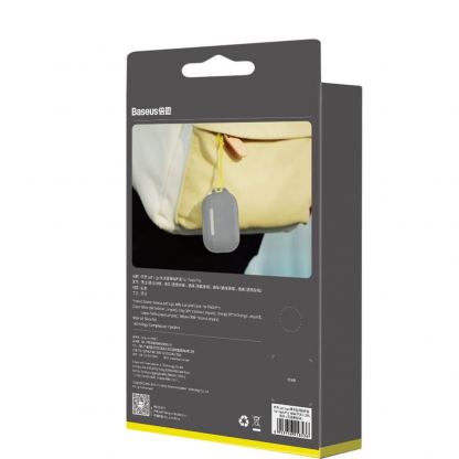 Baseus Lets Go Jelly Lanyard Case - силиконов калъф с връзка за Apple Airpods Pro (сив) 8