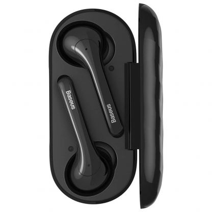 Baseus Encok W07 TWS In-Ear Bluetooth Earphones - безжични блутут слушалки със зареждащ кейс за мобилни устройства (черен) 2