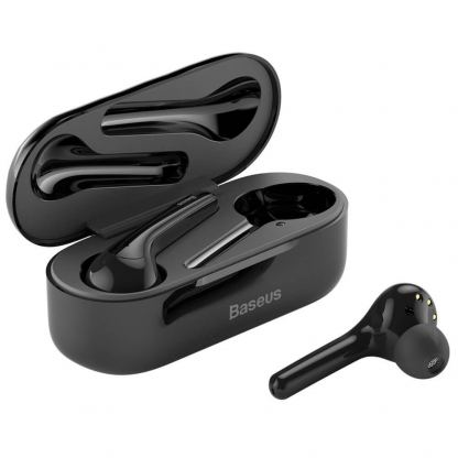 Baseus Encok W07 TWS In-Ear Bluetooth Earphones - безжични блутут слушалки със зареждащ кейс за мобилни устройства (черен) 4