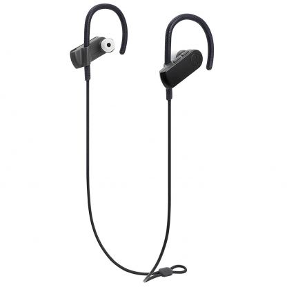 Audio-Technica ATH-SPORT50BTBK SonicSport - безжични блутут спортни слушалки с микрофон за мобилни устройства (черен) 3